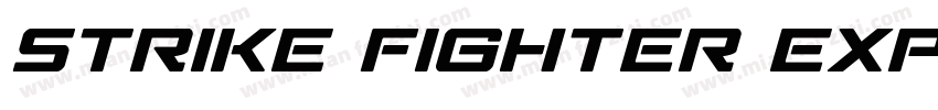 Strike Fighter Expanded Expanded字体转换